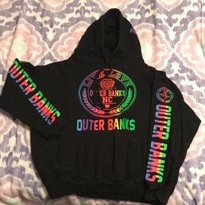 Outer Banks Rainbow Colored Hoodie